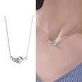 thumbnail image 1 of Exquisite Planet Moon Star Necklaces for Women Cute Fashion Blue Rhinestone Clavicle Chain Choker Party Jewelry Gift, 1 of 3