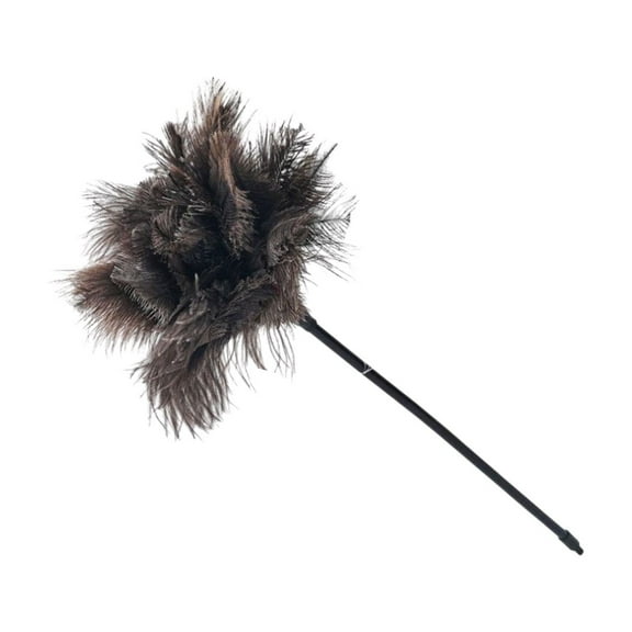 Exquisite Plastic Handle Duster Home Cleaning Feathers Gently Brush The Furniture Natural Soft Feathers Home Helper