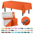 thumbnail image 1 of Exquisite Plastic Tablecloth Roll With Built In Slide Cutter 54 Inch. x 300 Ft. Disposable Table Cover - Orange, 1 of 11