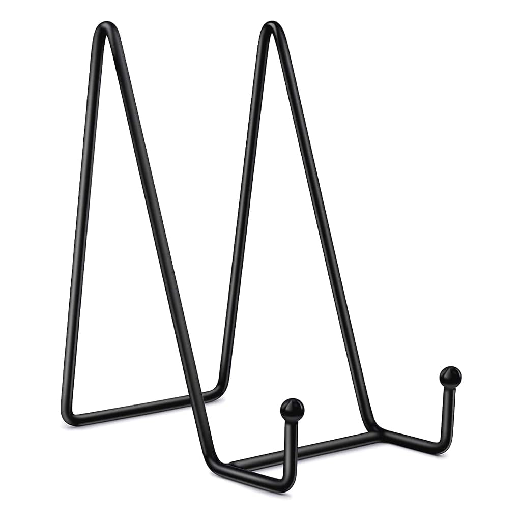Exquisite Plate Stand For Display Metal Frame Holder Easel Plate Dish Display Stand For Home Kitchen Office