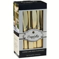 thumbnail image 1 of Exquisite Premium Gold Plastic Silverware - Heavy Duty - Bulk Cutlery 120 Gold Plastic Knives, 1 of 7