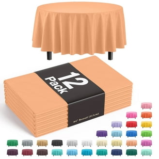Peach Print Tablecloth
