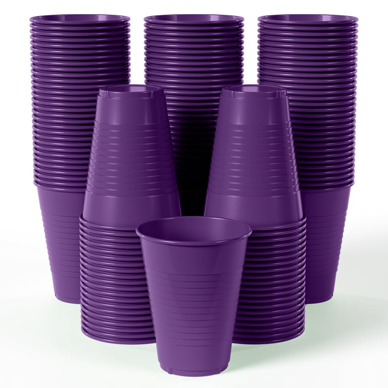 Party Decorations Lavender Plastic Cups - 50 Purple Matte 16 oz
