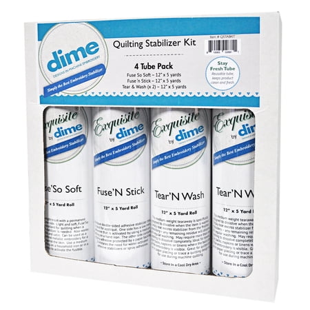 Exquisite Quilting Stabilizer Kit Four Tube Pack