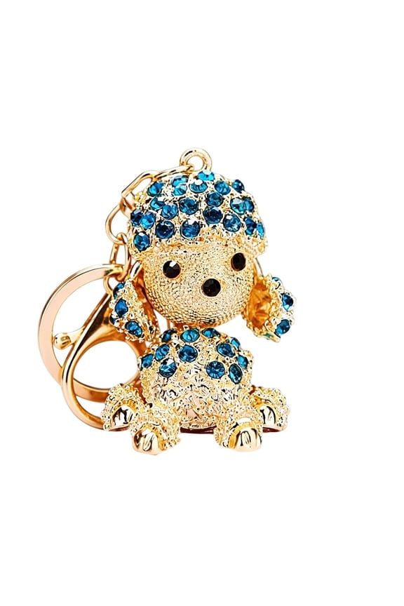 Exquisite Rhinestone Keychain Animal Pendant Key For Handbag Purse Keys Charm With Sparkling Stones For Women Daily Use BA