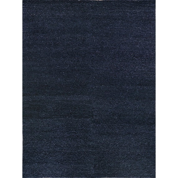 Exquisite Rugs Area Rug Borelli 2X3 Handmade Handloomed New Zealand Wool Navy