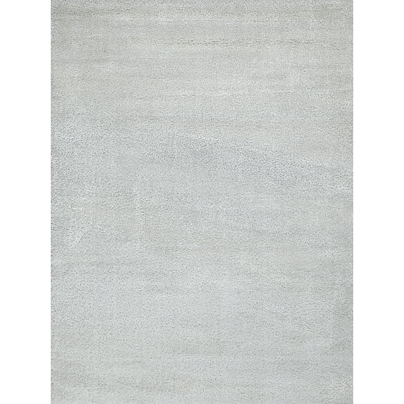 Exquisite Rugs Area Rug Luxe 4X6 Power Loom/Hand-Finished Polyester/Microfiber Taupe