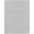 thumbnail image 1 of Exquisite Rugs Bintan Indoor/Outdoor Handmade Flatweave P.E.T. Yarn Ivory/Silver Area Rug, 1 of 4