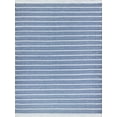 thumbnail image 1 of Exquisite Rugs Boca Ivory/Blue PET flatweave Area Rug, 1 of 12