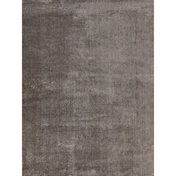 Exquisite Rugs Calla Dark Brown Bamboo Silk handloomed Area Rug