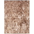 thumbnail image 1 of Exquisite Rugs Cassina Handmade Handloomed Bamboo Silk Brown Area Rug, 1 of 2