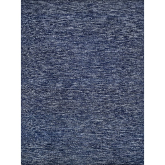 Exquisite Rugs Chelsea Handmade Flatweave New Zealand Wool Navy Area Rug