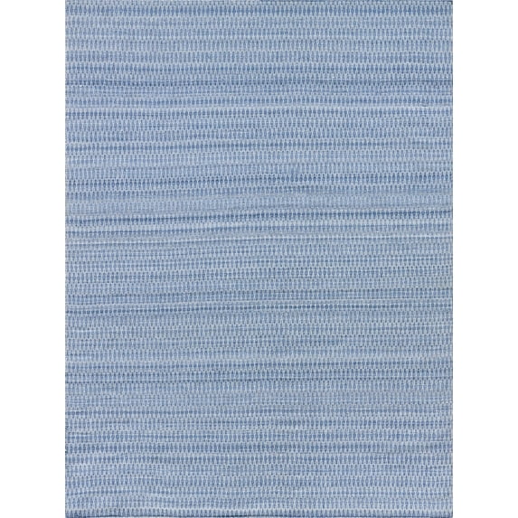 Exquisite Rugs Florence Indoor/Outdoor Handmade Flatweave P.E.T. Yarn Light Blue Area Rug