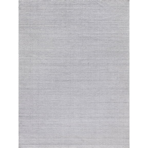 Exquisite Rugs Gamma Silver PET flatweave Area Rug
