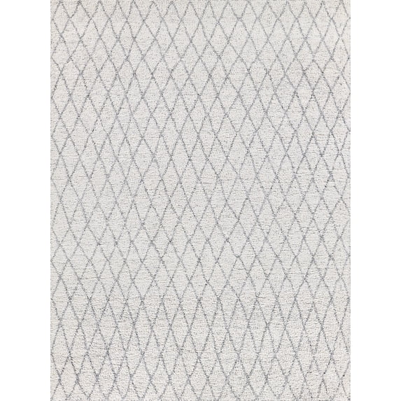 Exquisite Rugs Giorgio Reversible Indoor/Outdoor Handmade Flatweave P.E.T. Yarn Gray/Ivory Area Rug