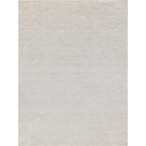 Exquisite Rugs Key West Light Silver New Zealand Wool Hand-Tufted Area Rug