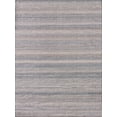 thumbnail image 1 of Exquisite Rugs Lenzi Indoor/Outdoor Handmade Flatweave P.E.T. Yarn Gray/Ivory Area Rug, 1 of 2