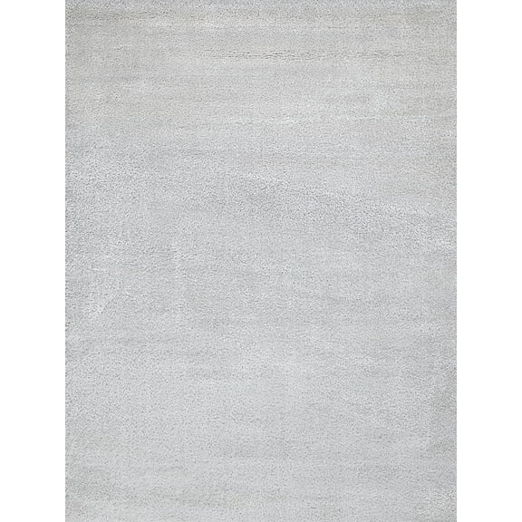 Exquisite Rugs Luxe Shag Taupe Polyester/Microfiber powerloom Area Rug