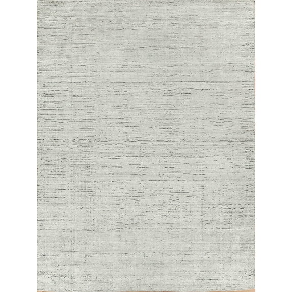 Exquisite Rugs Montero Silver/Gray Wool/PET Yarn handloomed Area Rug