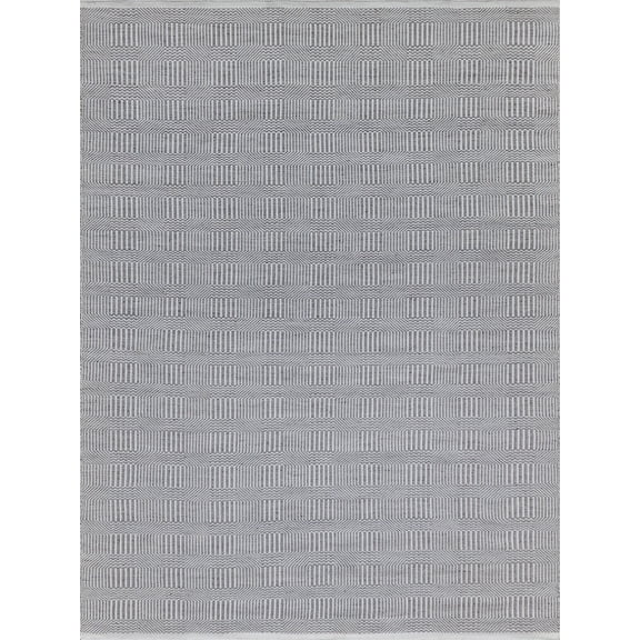 Exquisite Rugs Naples Ivory/Gray PET flatweave Area Rug