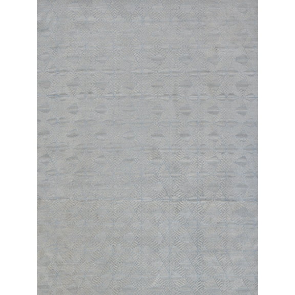Exquisite Rugs Pavilion Handmade Flatweave New Zealand Wool/Polyester Ivory/Gray Area Rug