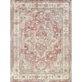 thumbnail image 1 of Antique Loom Rust/Beige Polyester powerloom Area Rug, 1 of 2