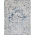 thumbnail image 1 of Vintage Looms Blue/Beige Polyester powerloom Area Rug, 1 of 7
