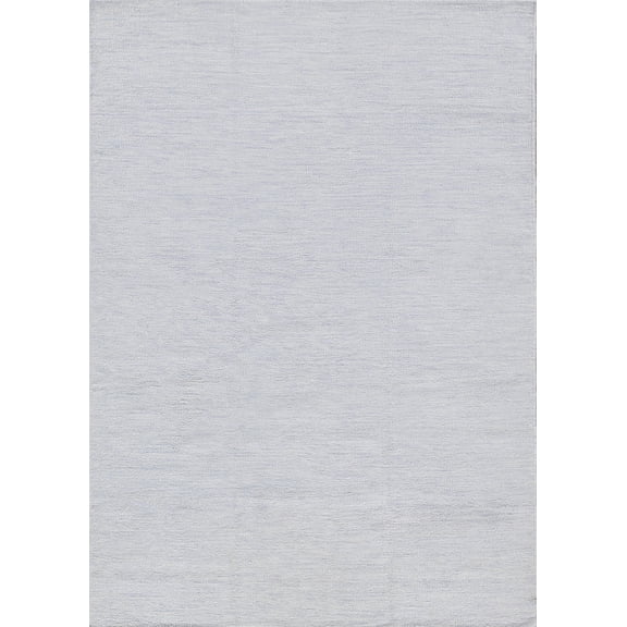 Exquisite Rugs Tranquility Silver Wool/Mohair flatweave Area Rug