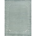thumbnail image 1 of Exquisite Rugs Vero Aqua/Blue Wool/Bamboo Silk Hand-Knotted Area Rug, 1 of 4