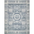 thumbnail image 1 of Exquisite Rugs Vintage Looms Light Blue/Blue Polyester powerloom Area Rug, 1 of 7
