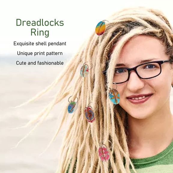 Exquisite Shell Hair Pendants, Cute Decoration For Dreadlocks  Braids