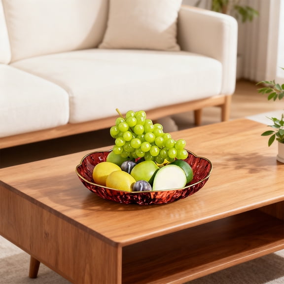 Exquisite Snack Candy Plate - High-End Household Fruit Tray, Perfect for Living Room Coffee Table Display & Home Decor