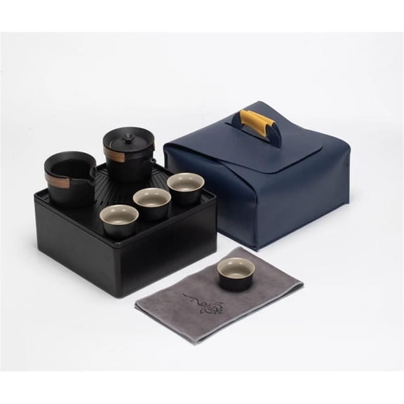Exquisite Tea Set Chinese Porcelain Storage Box Portable Travel Outdoor Teapot Teacup Kung Fu Tea Set Chinese Tea Ceremony Gift