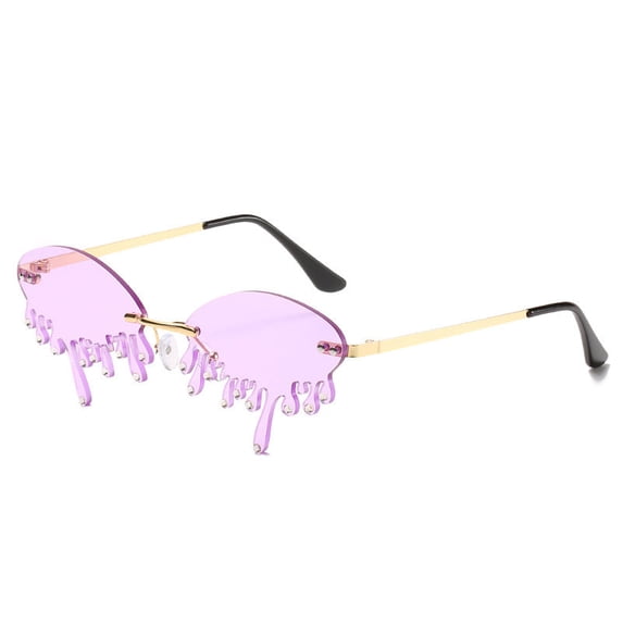 Adult Teardrop Visor Sunglasses with UV400 Protection Exquisite Frame Design and 100 Percent Visible Light Perspective Rate Fashionable Eye Protection