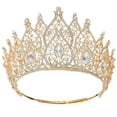 thumbnail image 1 of Exquisite Tiaras Women Crystal Crowns Heavy Duty Princess Headpiece for Bridal Parties and Birthday Celebrations, 1 of 8