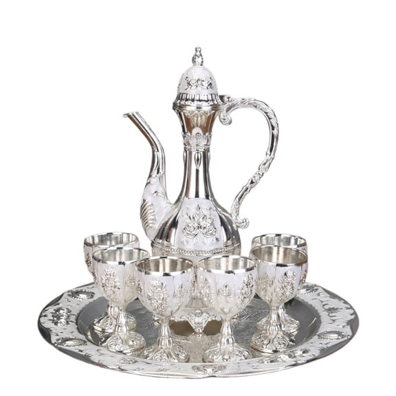 Exquisite Wine Set Palace Style Home Ornaments Restaurant Hotel Classic Creative Wine Glass Water Pot Gift