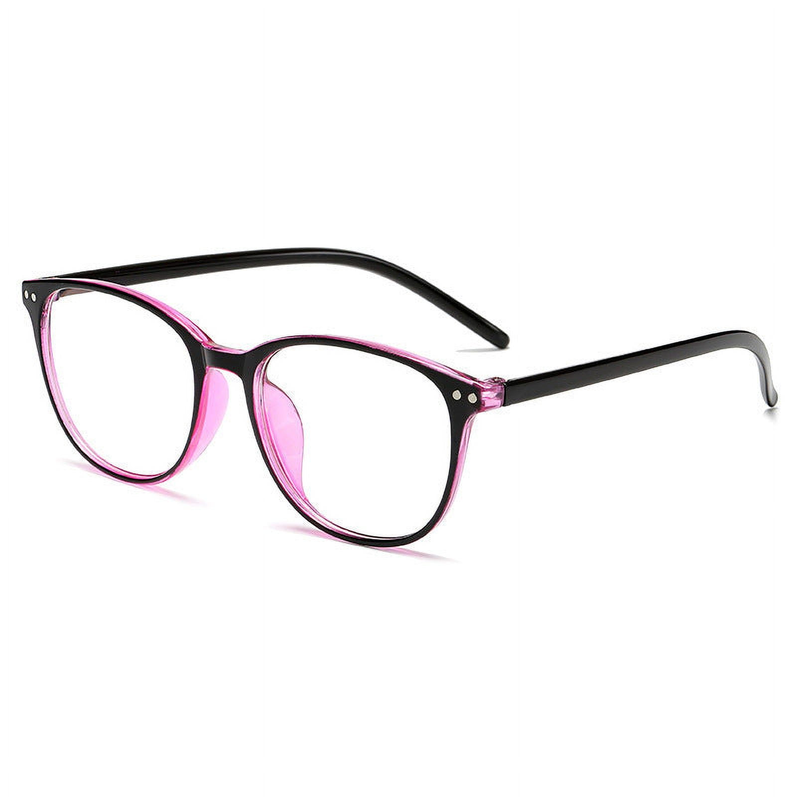 Womens Anti Blue Light Reading Glasses HD Clear Vision Plastic Frame Exquisite PC Lens Reader Eyeglasses for Women Anti