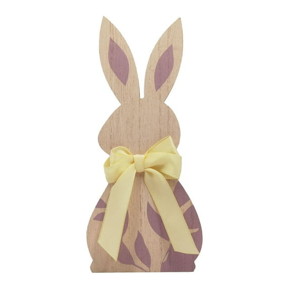 Exquisite Wooden Easter Bunny Decoration Desktop Ornament for Home and Festive Giving Easter Decoration