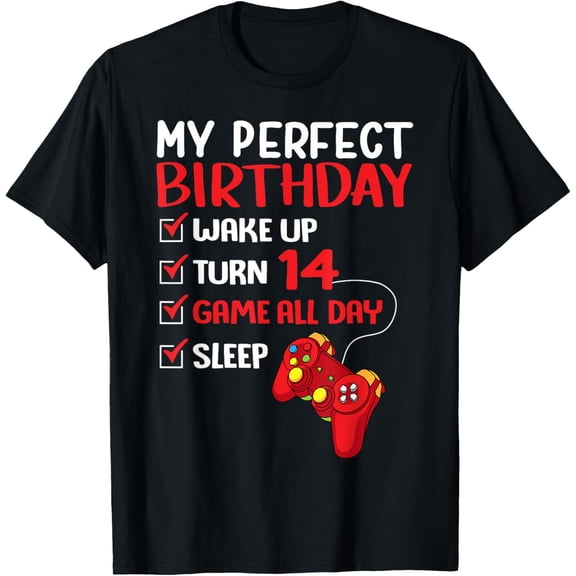 Exquisite and comfortable-14. Perfect Birthday Player, the 14 Year Old T-Shirt