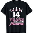 thumbnail image 1 of Exquisite and comfortable-14 Years Old - Born In 2006 - 14th Birthday Shirts For Girls T-Shirt, 1 of 4