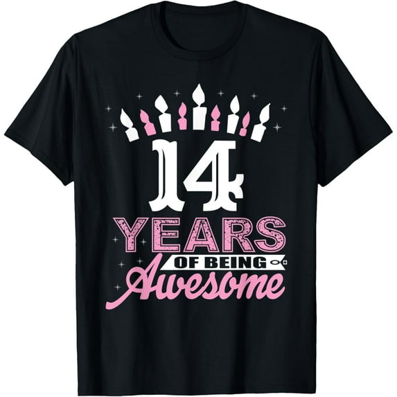 Exquisite and comfortable-14 Years Old - Born In 2006 - 14th Birthday Shirts For Girls T-Shirt