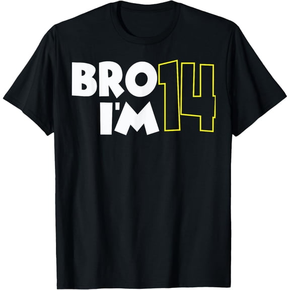 Exquisite and comfortable-14th Birthday Boy Bro I’m 14 Year Old 14th Birthday Party T-Shirt