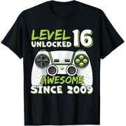 HESHIJIAZHU Exquisite and comfortable-16 Year Old BDay Decorations Son Boy 16yr 2009 16th Birthday T-Shirt