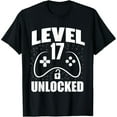 thumbnail image 1 of Exquisite and comfortable-17th Birthday Gaming Gamer 17 Years Old Bday T-Shirt, 1 of 7