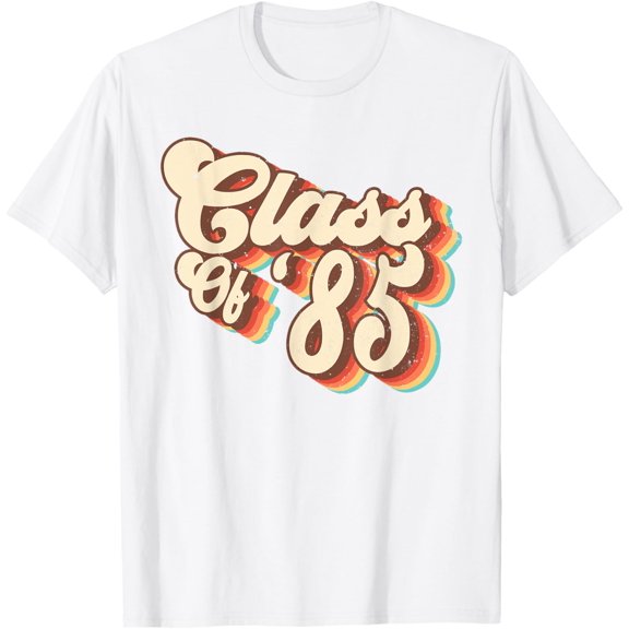 Exquisite and comfortable-1985 Class Reunion Retro Class Of 85 High School Graduation T-Shirt