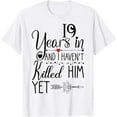 thumbnail image 1 of Exquisite and comfortable-19th Wedding Anniversary for Her Wife - 19 Years of Marriage T-Shirt, 1 of 4