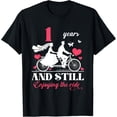 thumbnail image 1 of Exquisite and comfortable-1st Wedding Anniversary Party 1 Year Still Enjoy The Ride T-Shirt, 1 of 4