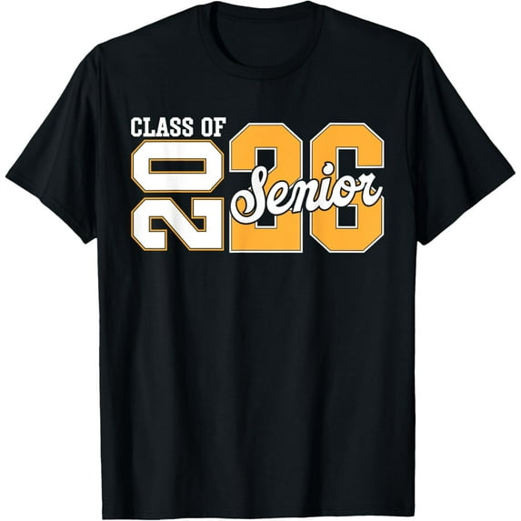 Exquisite and comfortable-2026 Senior 26 Class of 2026 Graduation Year Last First Day T-Shirt