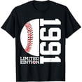 thumbnail image 1 of Exquisite and comfortable-34th BIRTHDAY BASEBALL LIMITED EDITION 1991 T-Shirt, 1 of 4