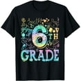 thumbnail image 1 of Exquisite and comfortable-6th Sixth Grade Typography Team Kids Teacher Back To School T-Shirt, 1 of 4